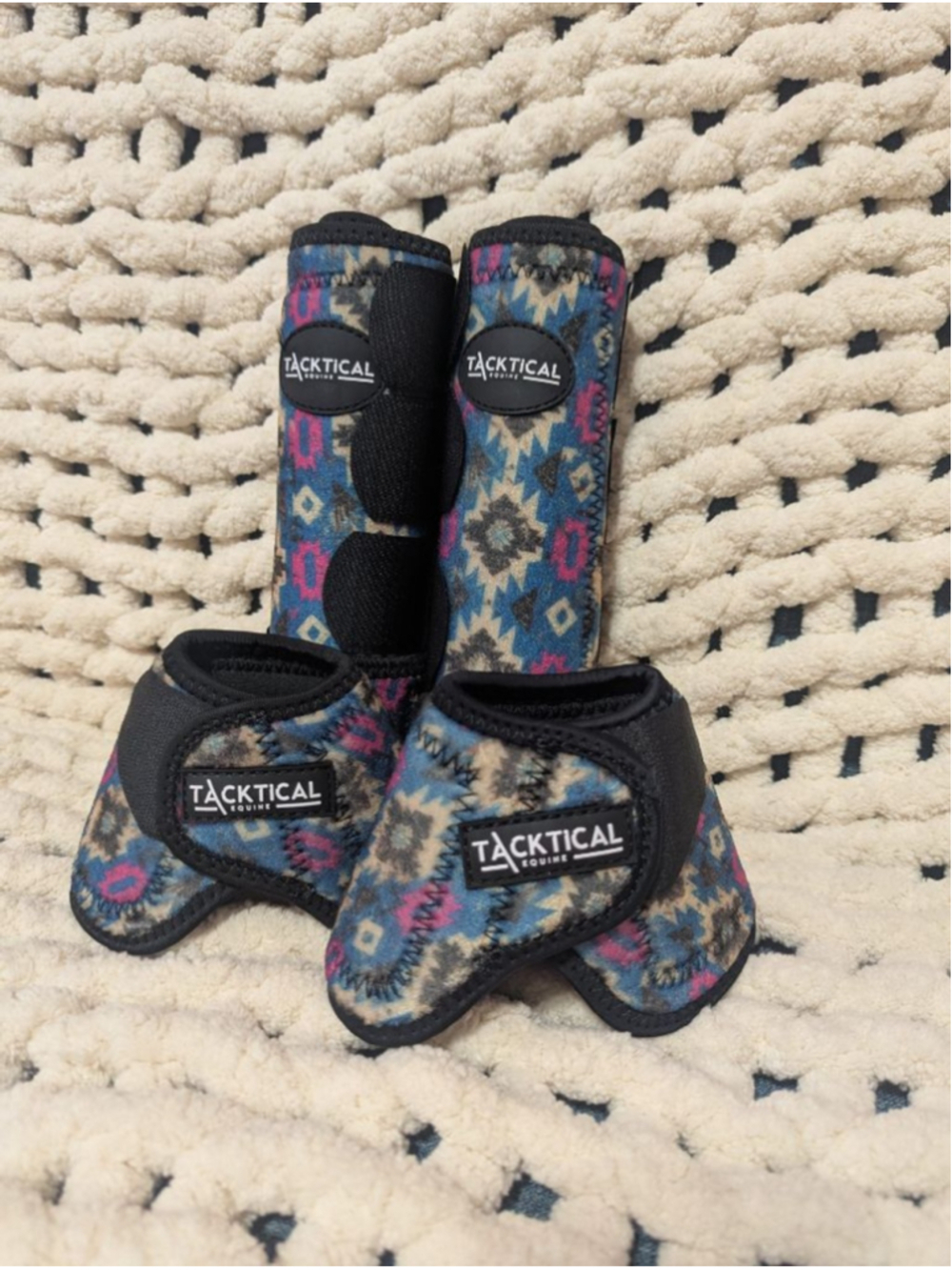 Horse Sport Boots and Bell Boots - Stampede Aztec - Tacktical Brand